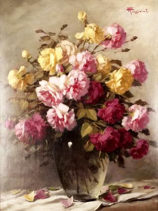 Vase of Roses