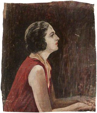 Portrait of a Lady in a Red Dress