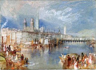 Rouen, Looking Upriver