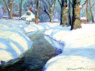 House in Winter, Vermont