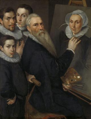 Self Portrait of the Painter with his Family