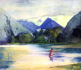 Entrance to the Vai-Te-Piha River, Cook's Anchorage