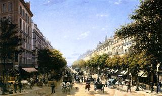 The Boulevad des Italiens, Paris