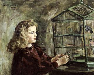 Girl with a Bird