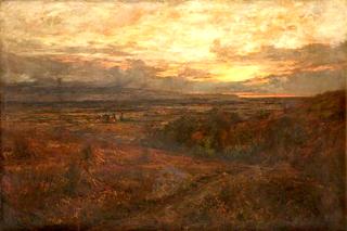 The Close of a Stormy Day, Vale of Clwyd