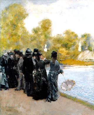 Pond in the Luxembourg Gardens