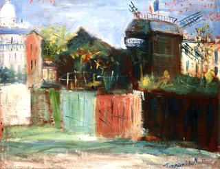The Moulin de la Galette in Montmartre