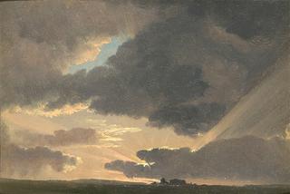 Sunset in the Roman Campagna