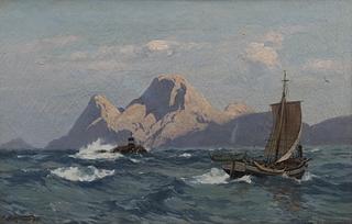 Fishing boat off the Norwegian coast