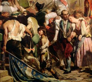 The Conquerors of the Bastille before the Hotel de Ville in 1789 (Detail)