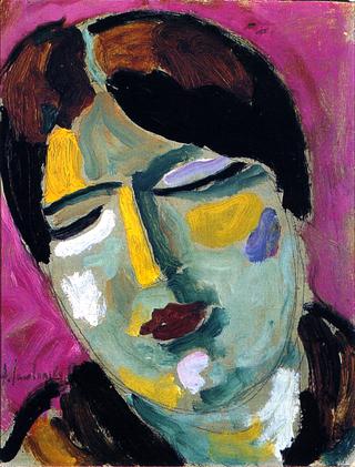 Mystical Head: Dreaming Woman