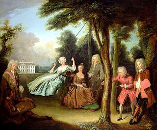 Viscount Tyrconnel with his family