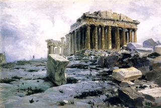 The Parthenon. Temple of Athena-Parthenos