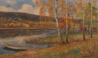 Autumn at Bondivannet (Høst ved Bondivannet, Asker)