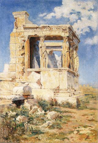 The Caryatid Porch of the Erechtheion, Athens