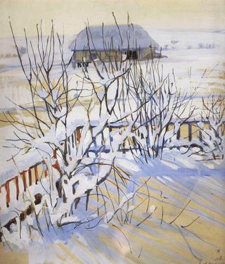 Winter landscape. Neskuchnoye