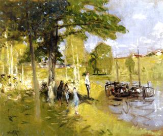 Barges at St. Mammes