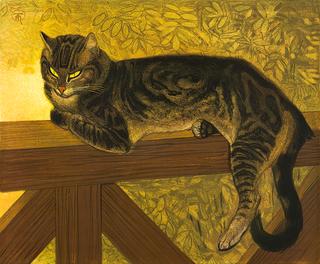 Summer: Cat on a Balustrade