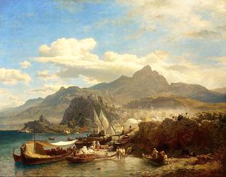 A Busy Town on the Levantine Coast