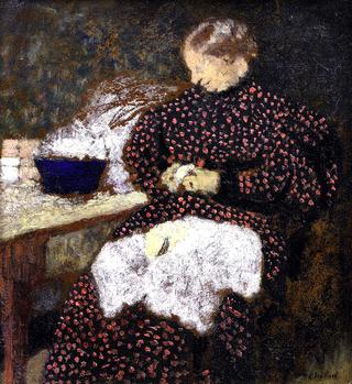 Madame Vuillard Peeling Vegetables