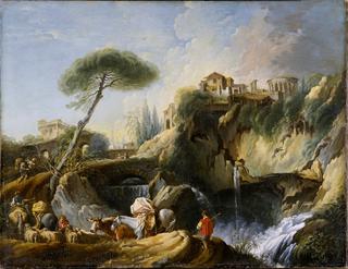 View of Tivoli with the Temple of Vesta (Stockholm version)