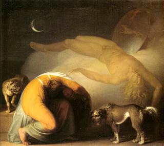 Culmin's Ghost Appears to His Mother (Culmins genfærd viser sig for moderen)