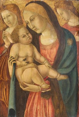 Virgin and Child with Two Angels