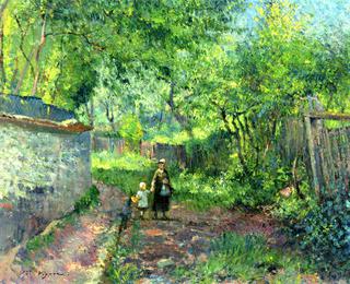 Mother and Child taking a Walk