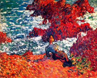 Madame Valtat at Agay