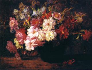 Peonies and Irises