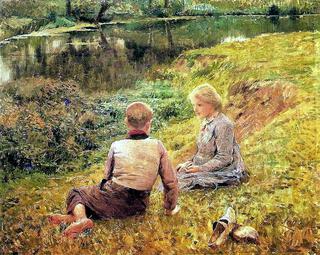 Children in a Landscape