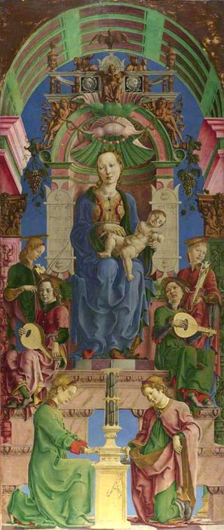 The Virgin and Child Enthroned