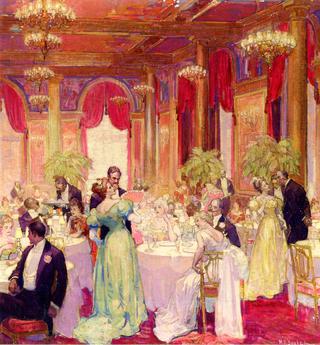 Dinner at the Waldorf