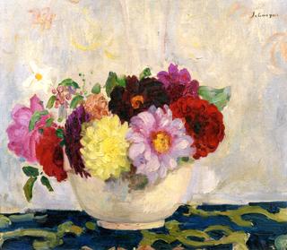Coupe de dahlias