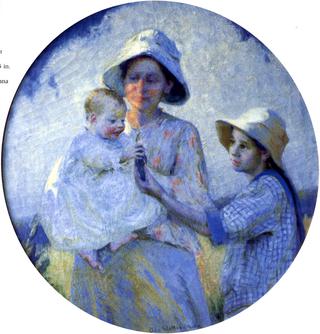 Mother and Two Children
