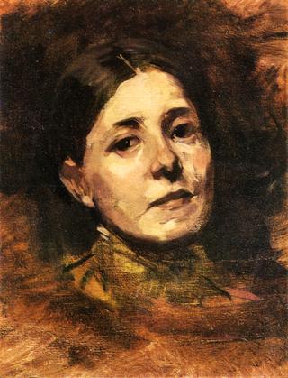 Portrait Sketch of Elizabeth Boott
