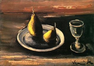Still Life with Pears and Glass