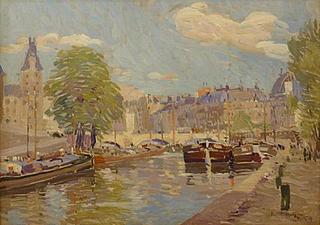 The Pont St Michel seen from the Quai des Grande des Augustins
