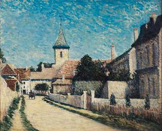 Road through Thorigny, near Lagny