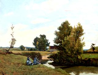 An Afternoon along the Loing, near Saint-Privé