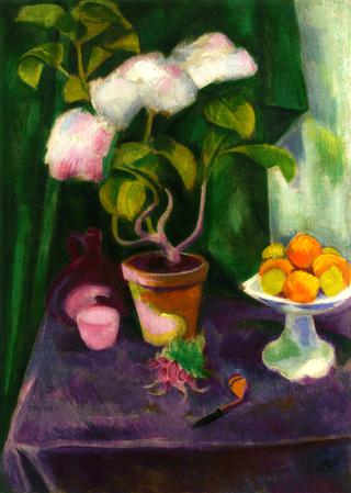 Still Life with Flowering Plants