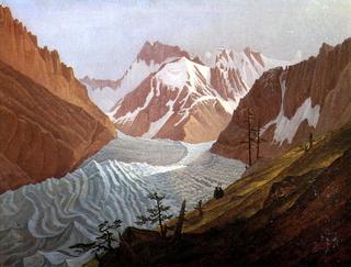 Glacier at Chamonix