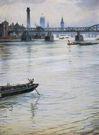 The Temporary Waterloo Bridge, London