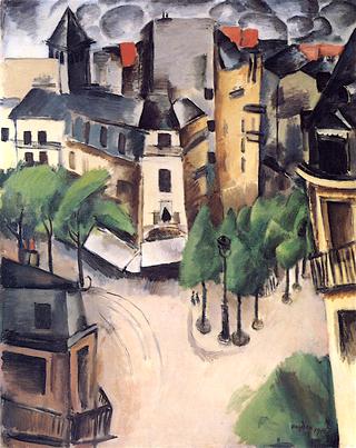 Street Scene, Montparnasse