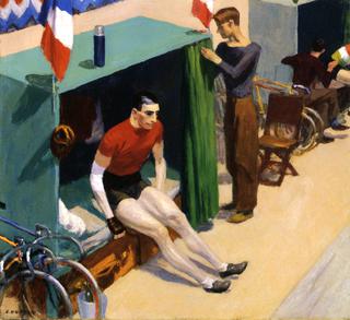 French Cix-Say Bicycle Rider