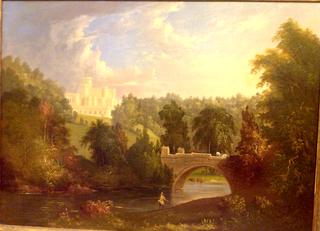 Castle and English Countryside