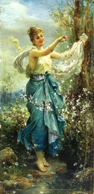 Girl with Flowers