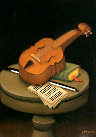 Still Life with Violin