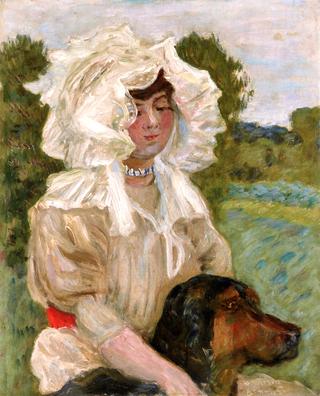 Misia Natanson and Her Dog