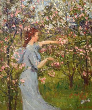 Woman in Orchard